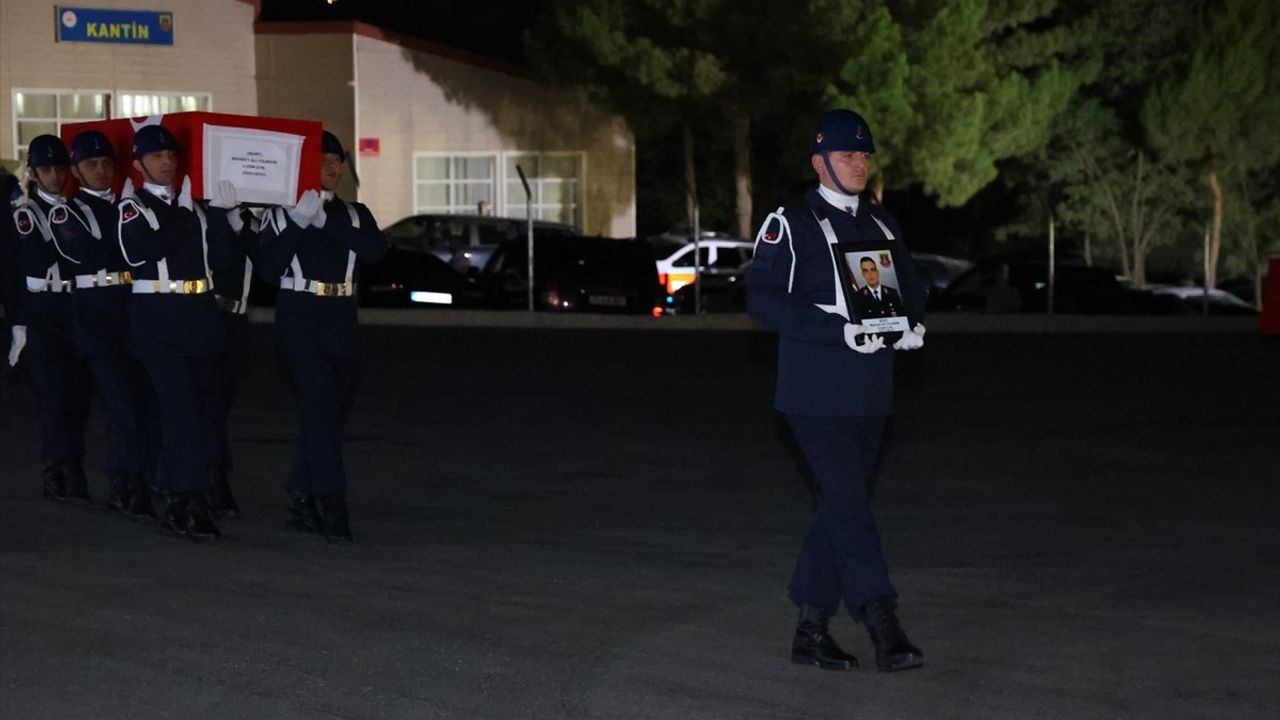 Şırnak'ta Şehit Jandarma Uzman Çavuş Mehmet Ali Yıldırım için Tören Düzenlendi