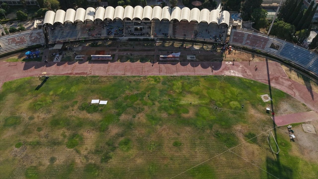 Suriye'de Genç Atletler Milli Takım Seçmeleri İçin Yarışıyor