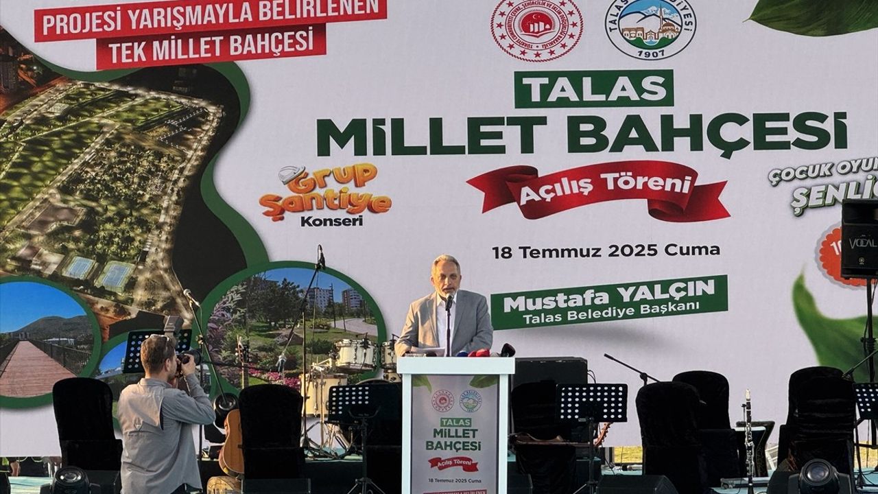 Talas Millet Bahçesi Coşkuyla Açıldı