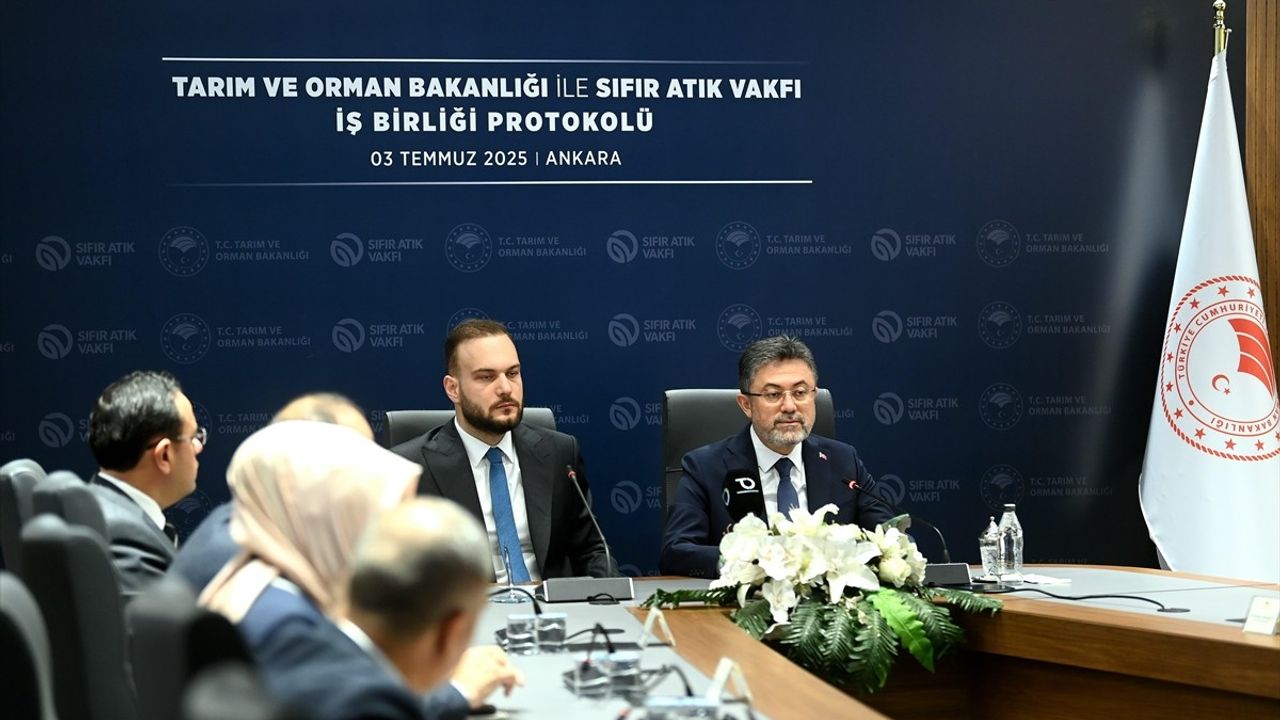 Tarım ve Orman Bakanlığı ve Sıfır Atık Vakfı Arasında İşbirliği Protokolü İmzalandı