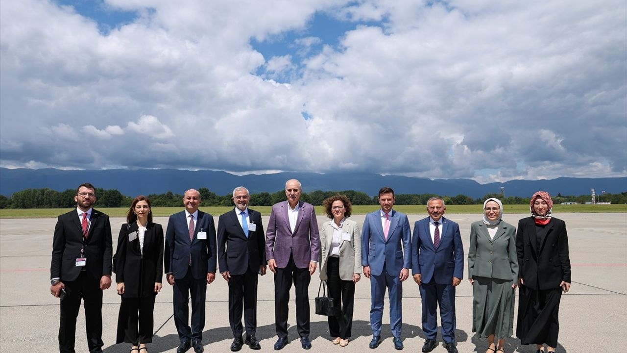 TBMM Başkanı Numan Kurtulmuş, Cenevre'deki Dünya Parlamento Başkanları Konferansı'na Katıldı