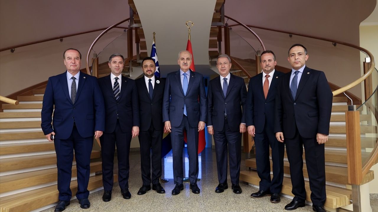 TBMM Başkanı Numan Kurtulmuş Saraybosna Büyükelçiliğini Ziyaret Etti