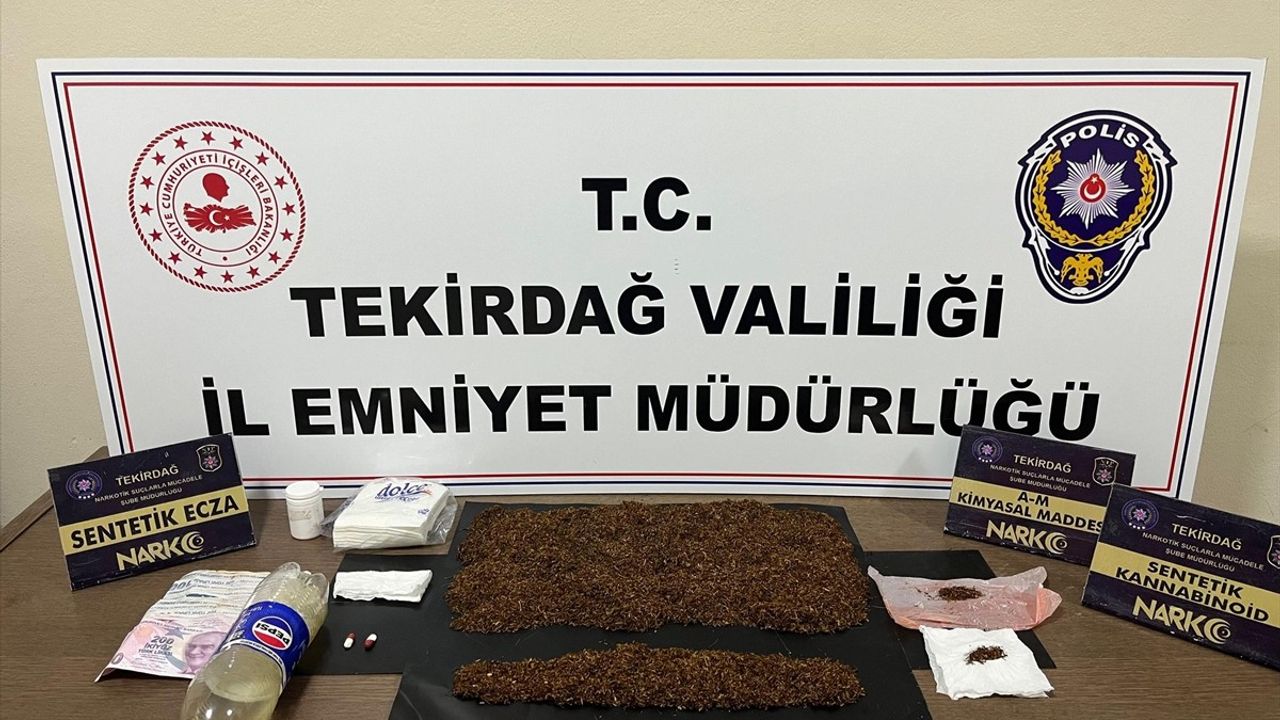 Tekirdağ'da Uyuşturucu Operasyonu: 3 Şüpheli Tutuklandı