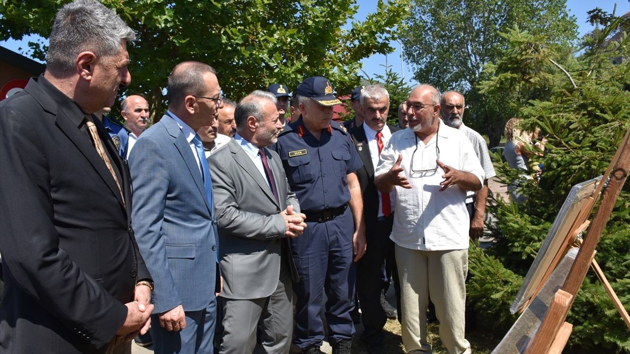 Trabzon'da 15 Temmuz Şehitleri Anma ve Filografi Sanatı Sergisi Açıldı