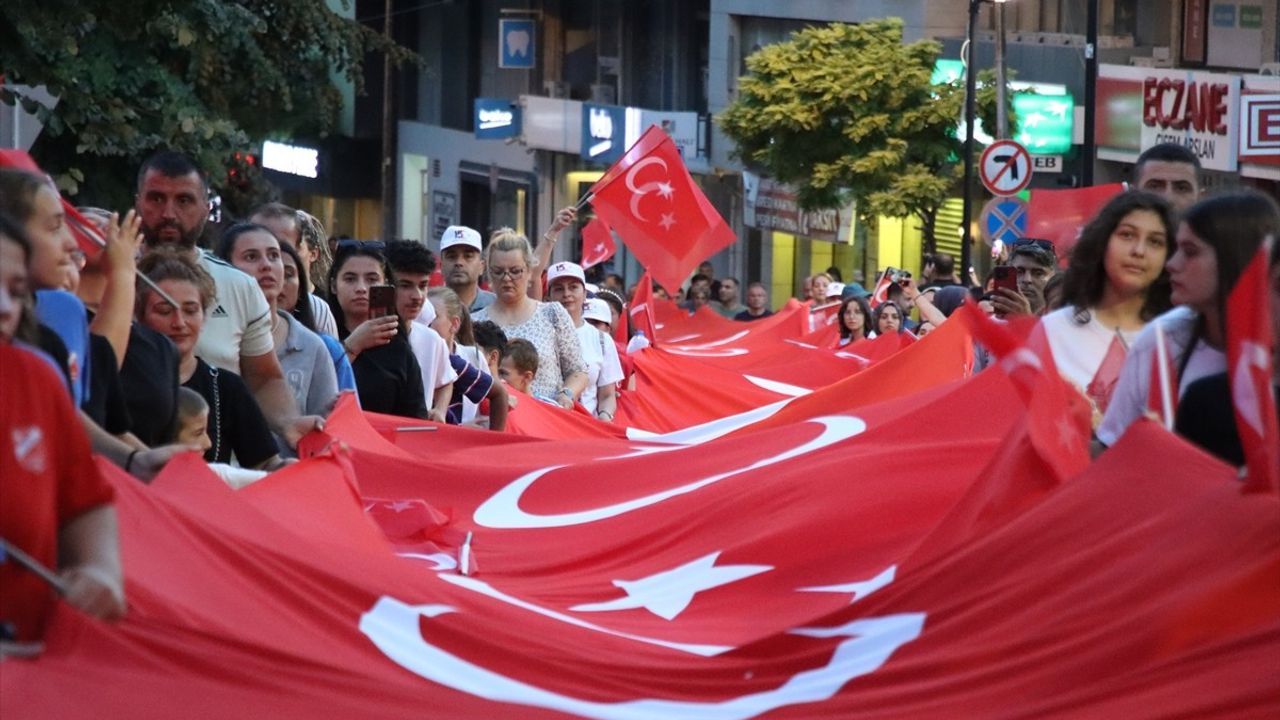 Trakya'da 15 Temmuz Anma Etkinlikleri Coşkuyla Gerçekleşti