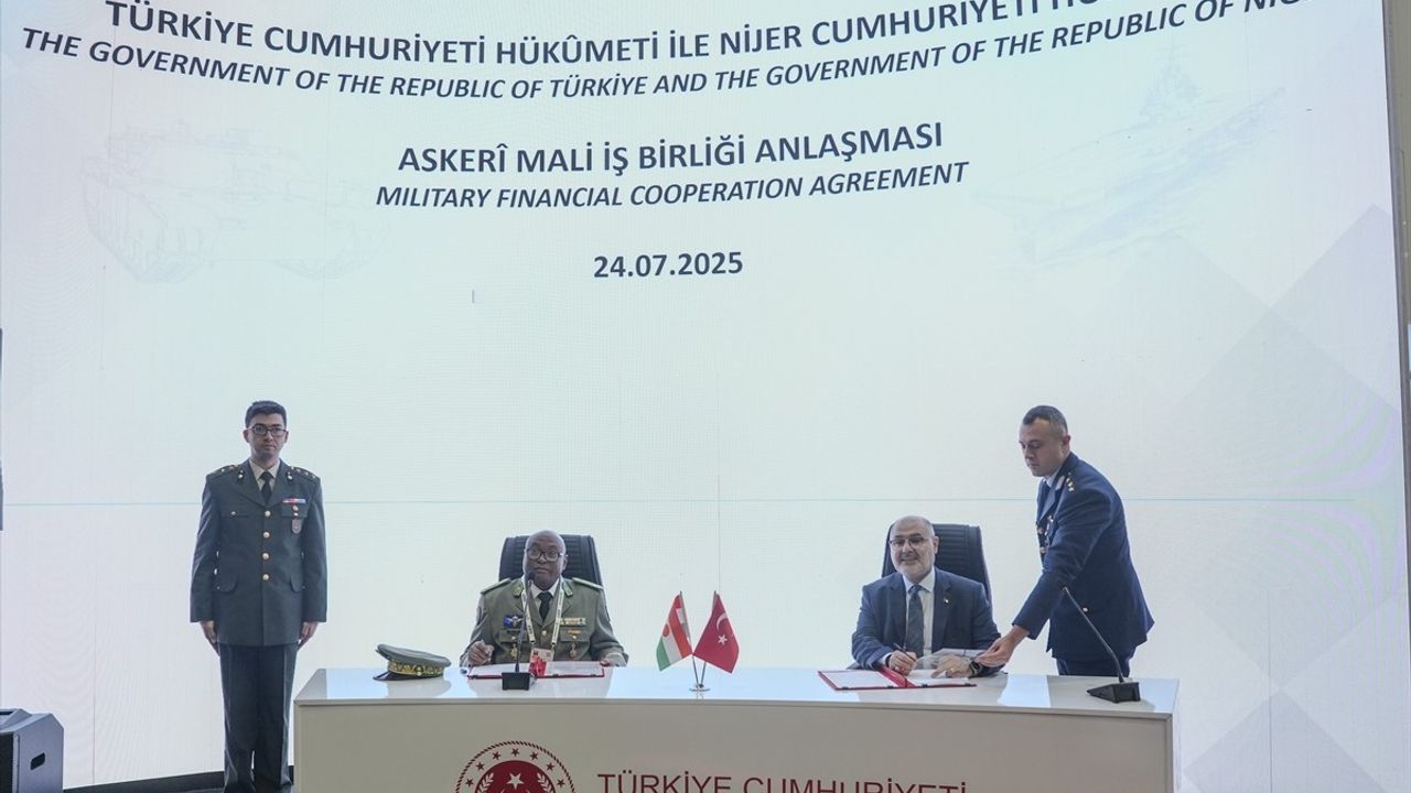 Türkiye ve Nijer Arasında Askeri Mali İşbirliği Anlaşması İmzalandı