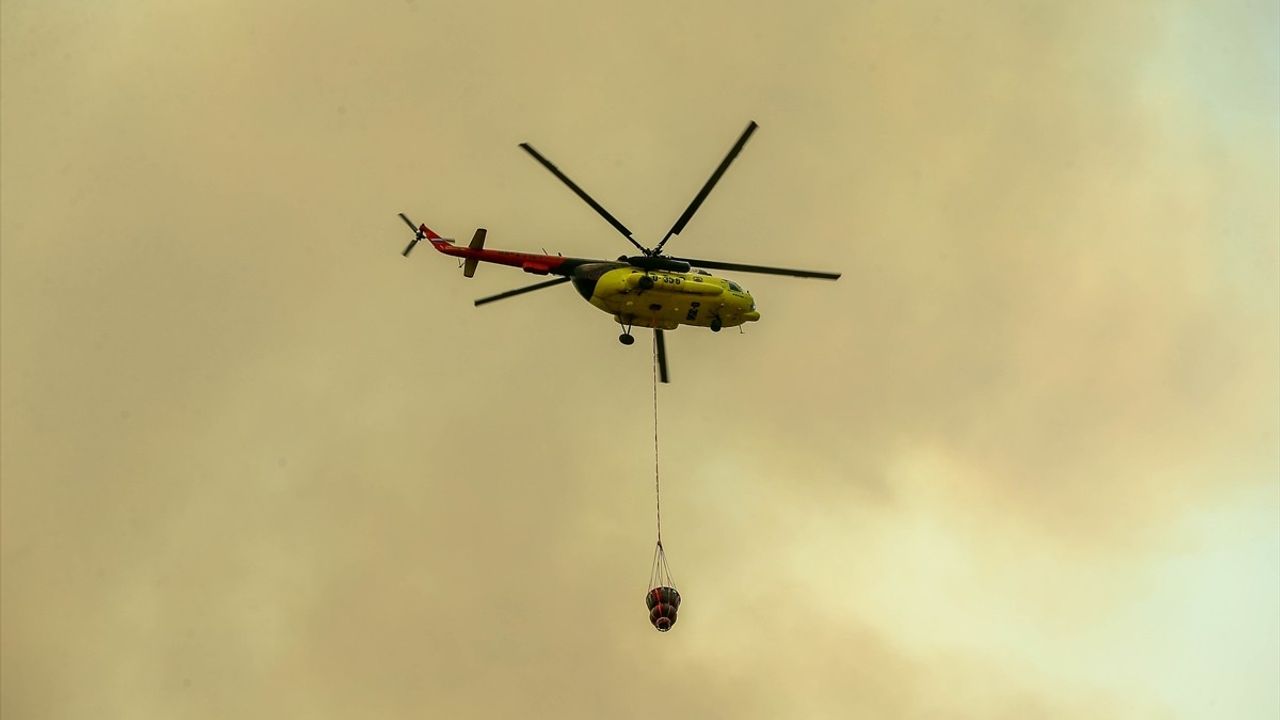 Uşak'ta Yangın: Havadan ve Karadan Müdahale Devam Ediyor