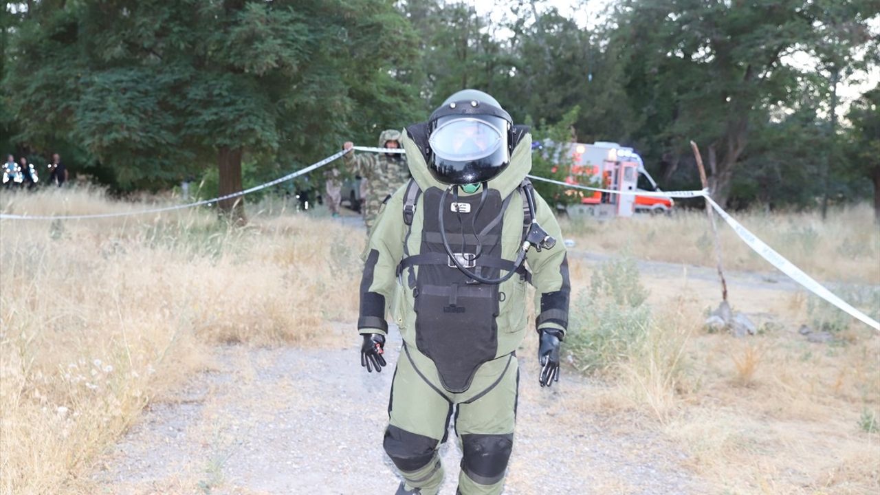 Van'da Kimyasal Olaylara Karşı Tatbikat Gerçekleştirildi