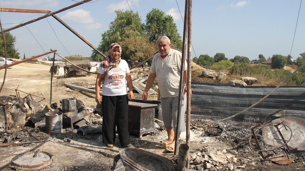 Yangında Annelerini Kurtaran Kardeşlerin Parası Yandı