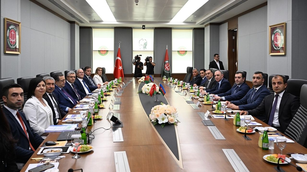 Yargıtay Başsavcısı Şentürk, Azerbaycan Başsavcısı Aliyev'i Ağırladı