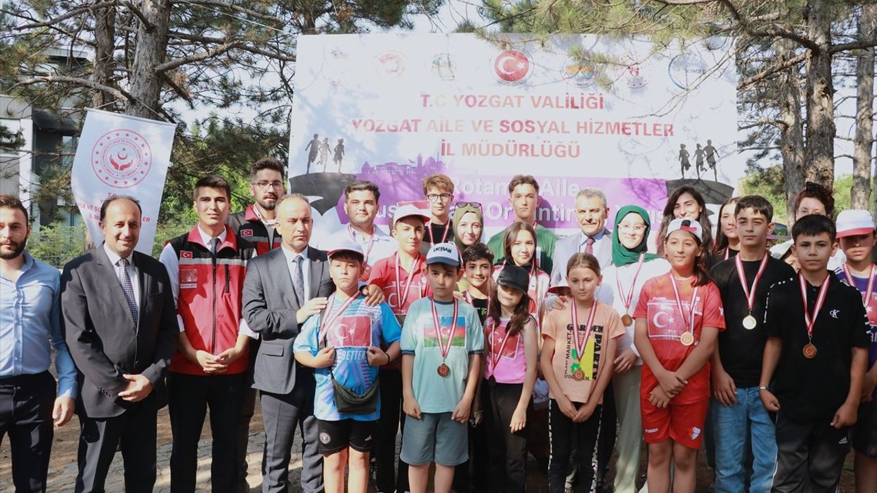 Yozgat'ta 'Rotamız Aile' Temalı Oryantiring Yarışması Düzenlendi