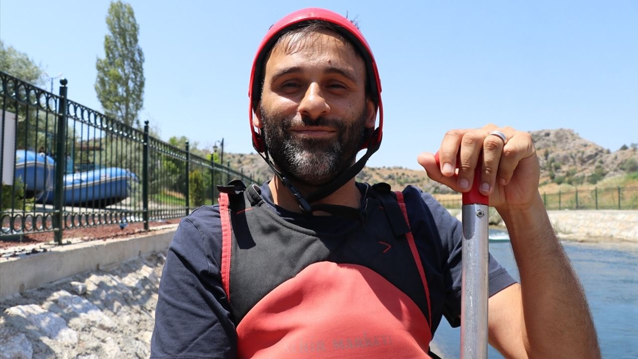 Yozgat'taki Çekerek Rafting Parkuru Doğaseverleri Ağırlıyor