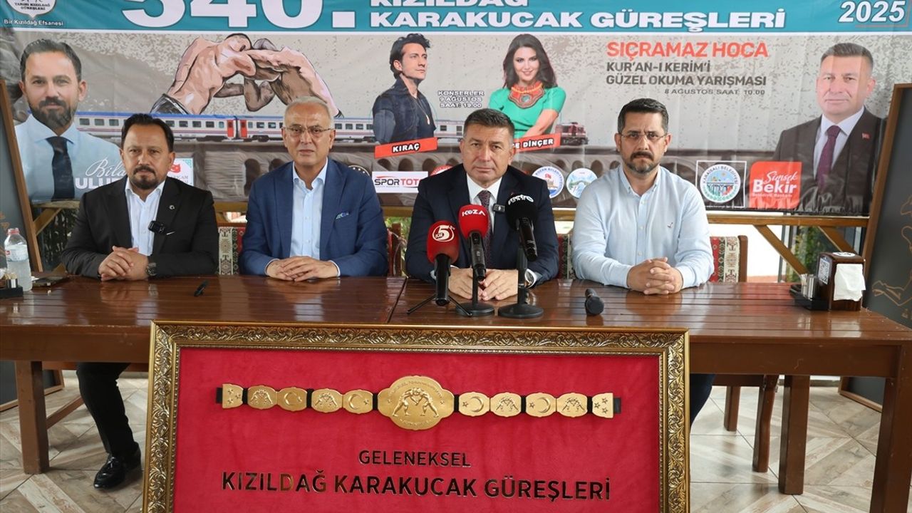 540. Kızıldağ Karakucak Güreşleri Adana'da 8-10 Ağustos'ta Başlıyor