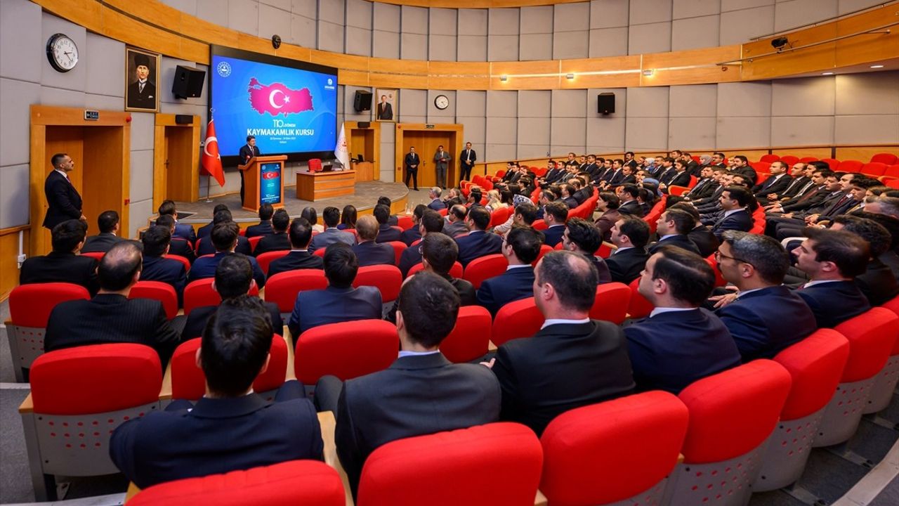 Adalet Bakanı Yılmaz Tunç, 110. Dönem Kaymakam Adaylarıyla Buluştu