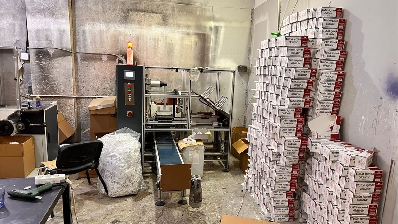 Adana'da 20 milyon 400 bin kaçak makaron ele geçirildi: 1 tutuklu