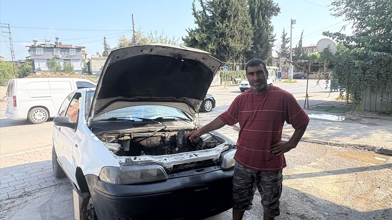 Adana'da Tamirciye Bırakılan Aracın Motorunun Çalındığı İddiası