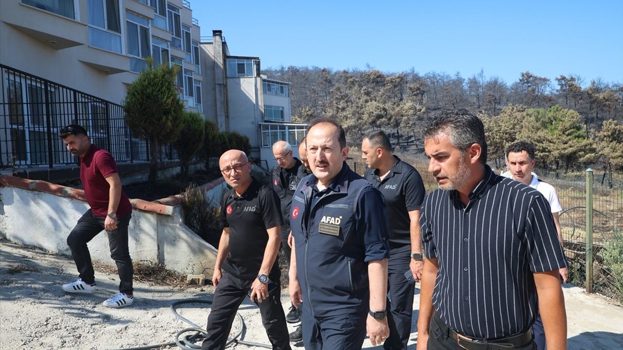 AFAD Başkanı Pehlivan'dan Çanakkale Yangınlarına İlişkin Önemli Açıklamalar