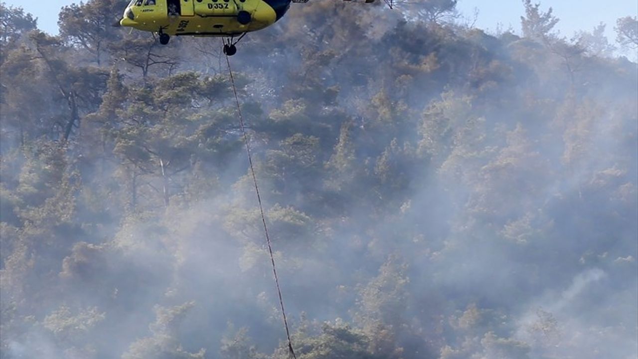 Alaşehir'deki Orman Yangını Kontrol Altına Alındı