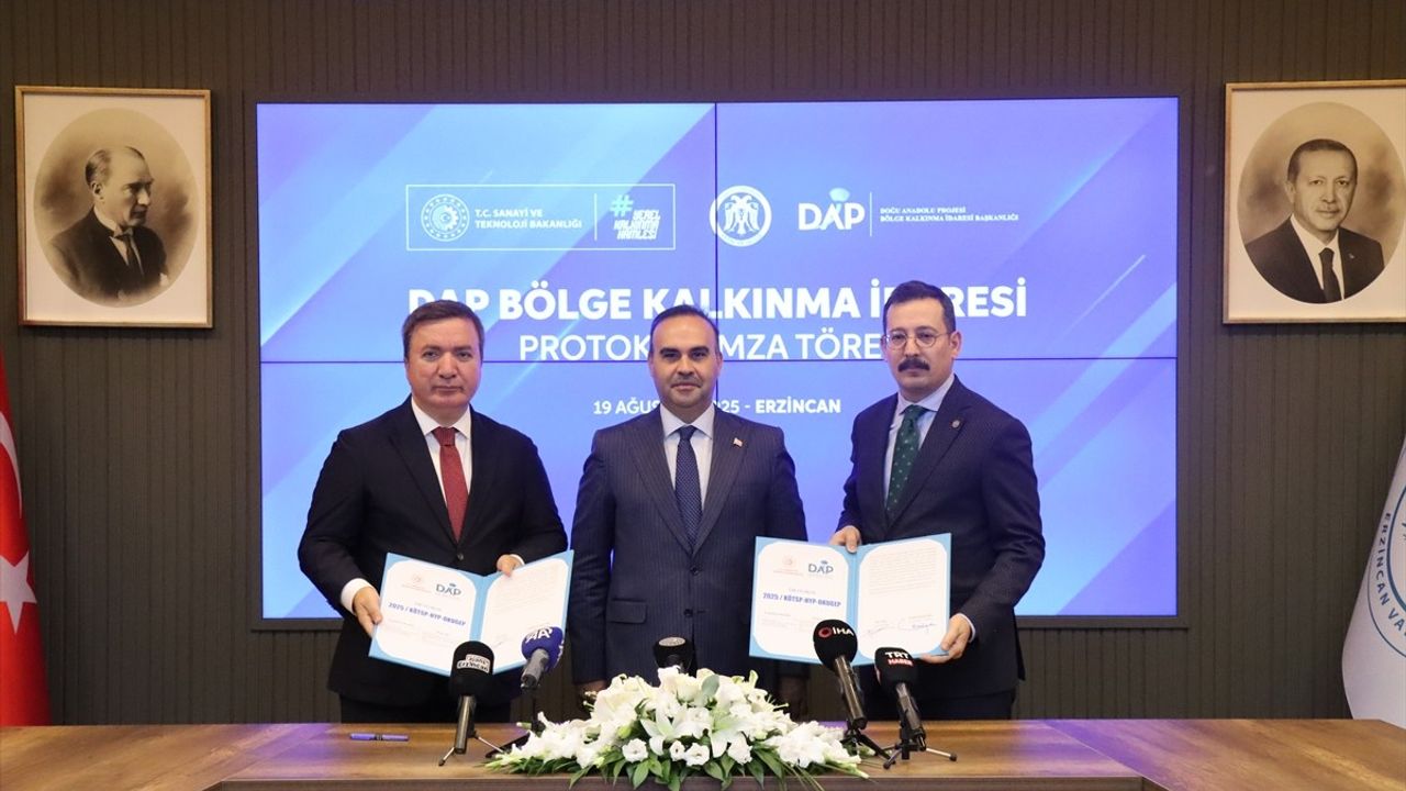 Bakan Kacır Erzincan'da: Yerel Kalkınmayı Özel Sektörle Hızlandıracağız