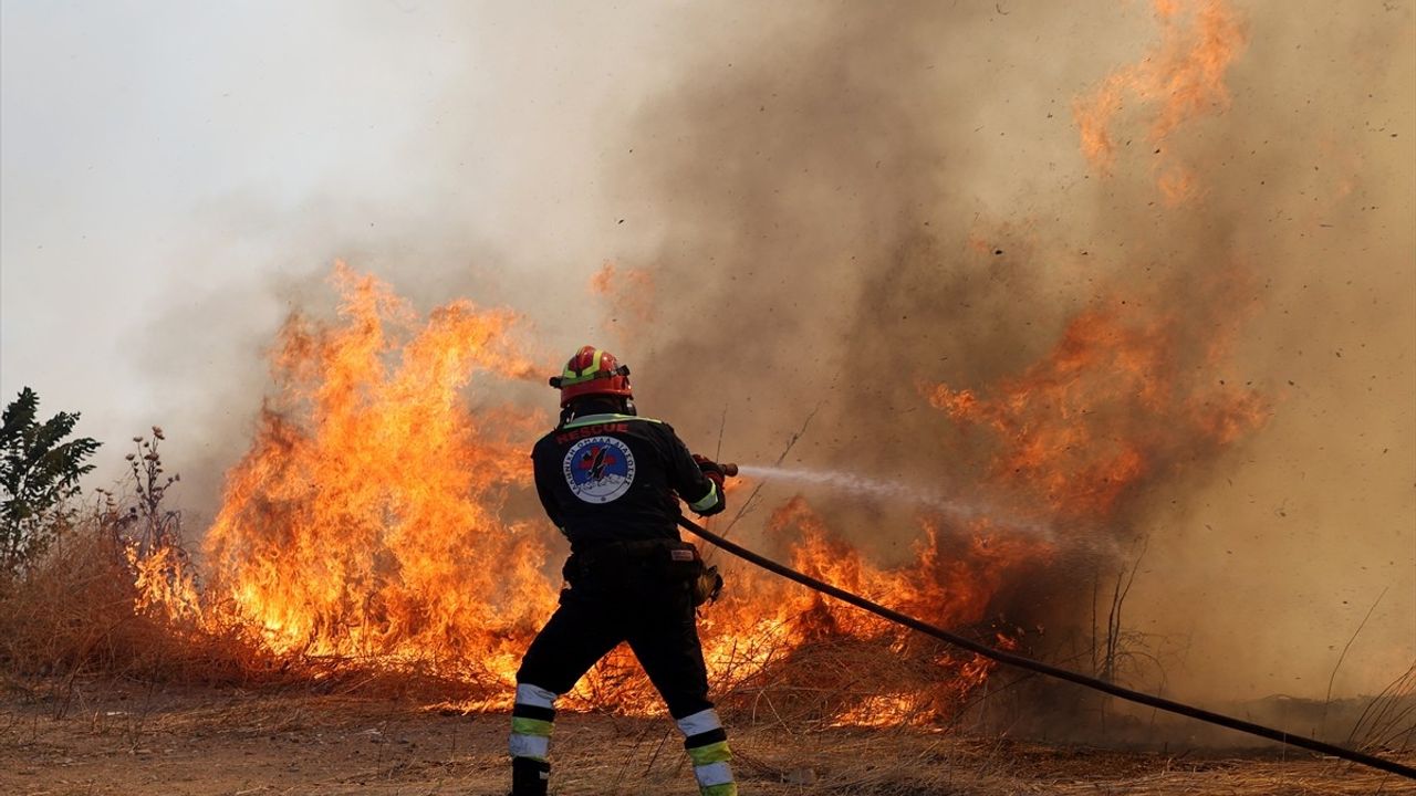 Batı Trakya'da Orman Yangını: Gümülcine Yakınlarındaki Kalkanca Tahliye Edildi