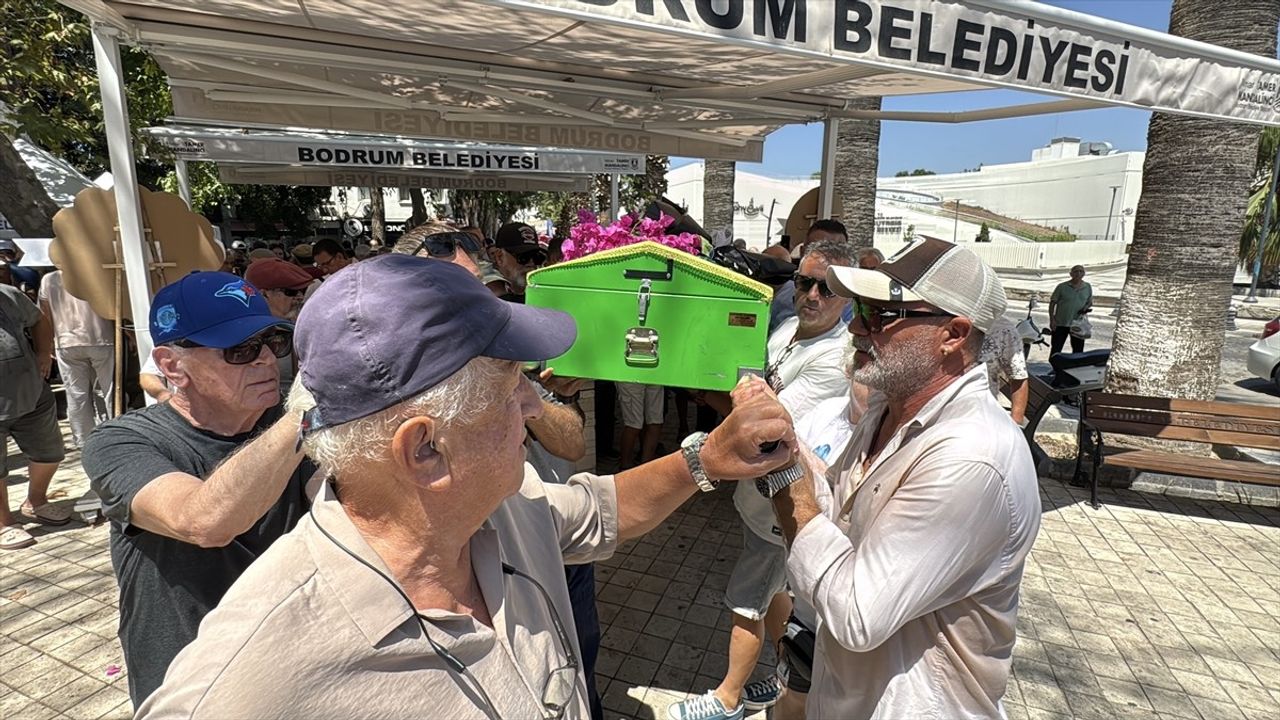 Bodrum'da Selçuk Alagöz İçin Cenaze Töreni Düzenlendi