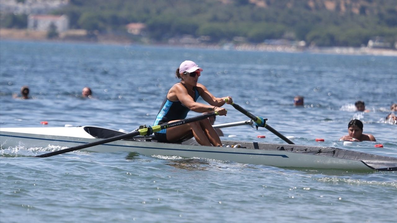 Çanakkale'de Kürek Sürat Türkiye Kupası Rüzgarı