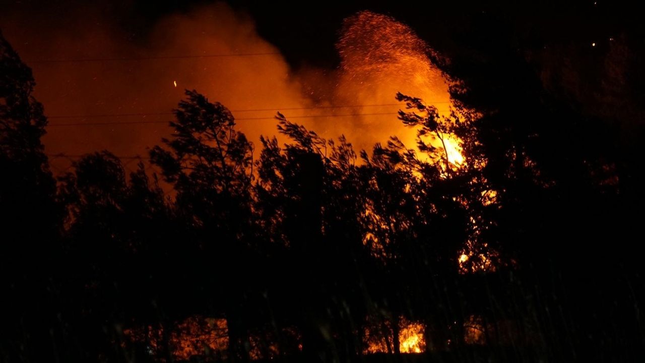 Çanakkale'de Orman Yangınına Hızlı Müdahale Devam Ediyor