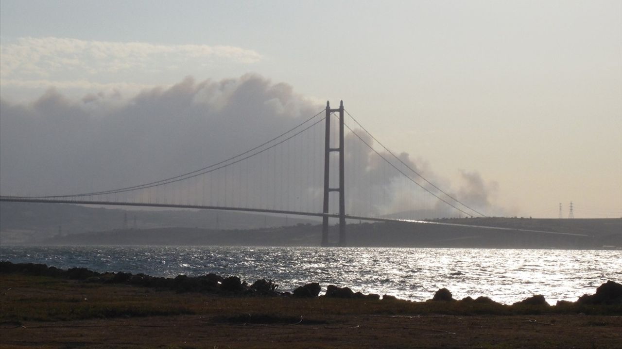 Çanakkale Gelibolu'da Orman Yangını: Havadan ve Karadan Müdahale