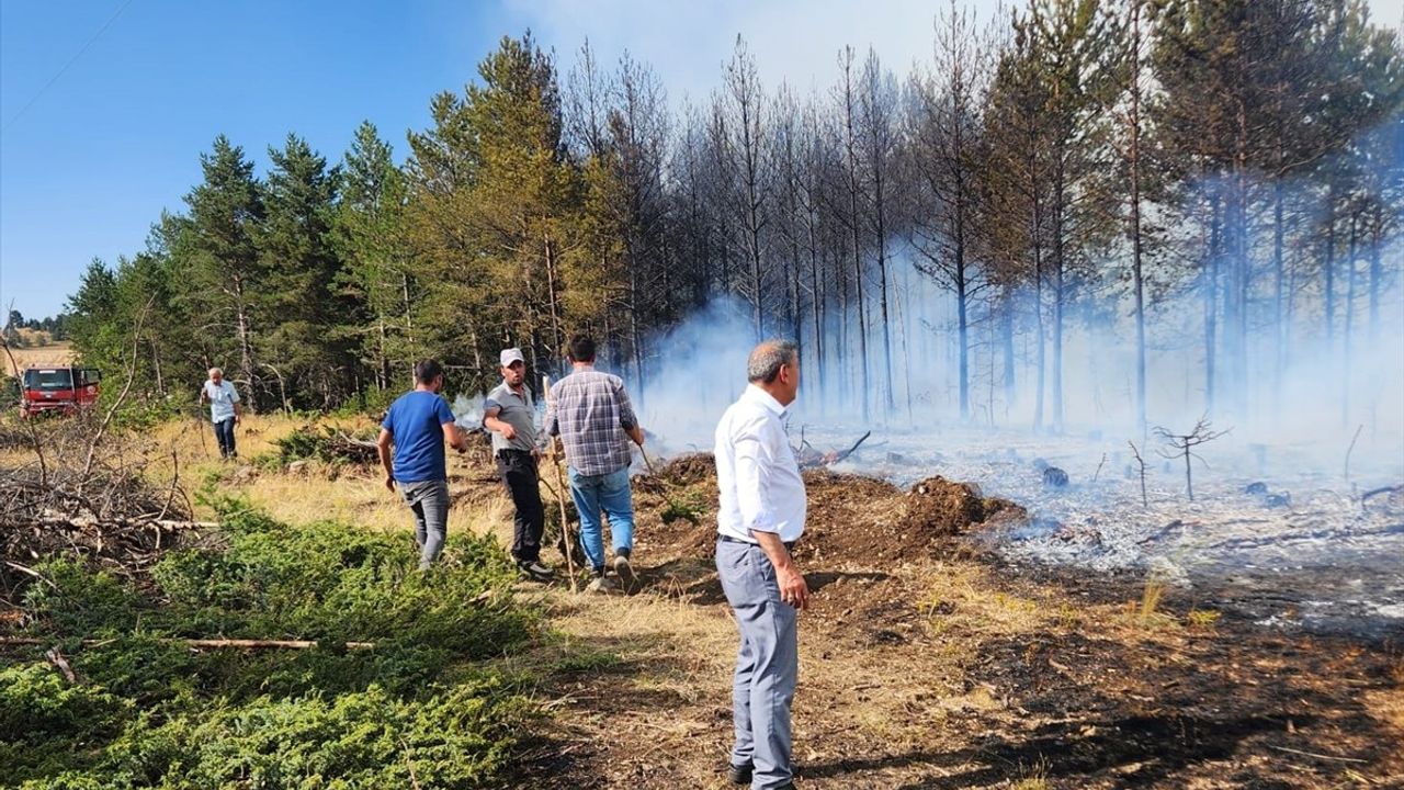 Çankırı Atkaracalar Höyük'te Orman Yangını Kontrol Altına Alındı