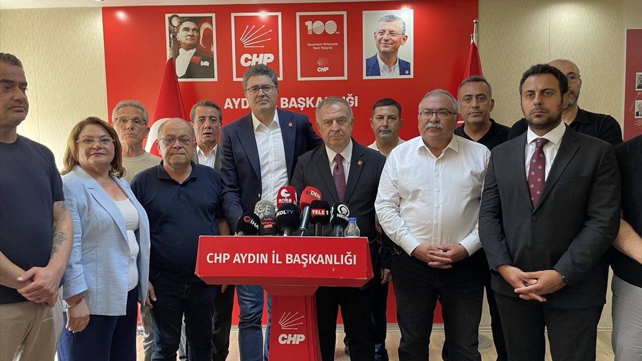 CHP Aydın Toplantısı: Ömer Günel Grup Başkanvekili, Anıl Yetişkin Sözcü