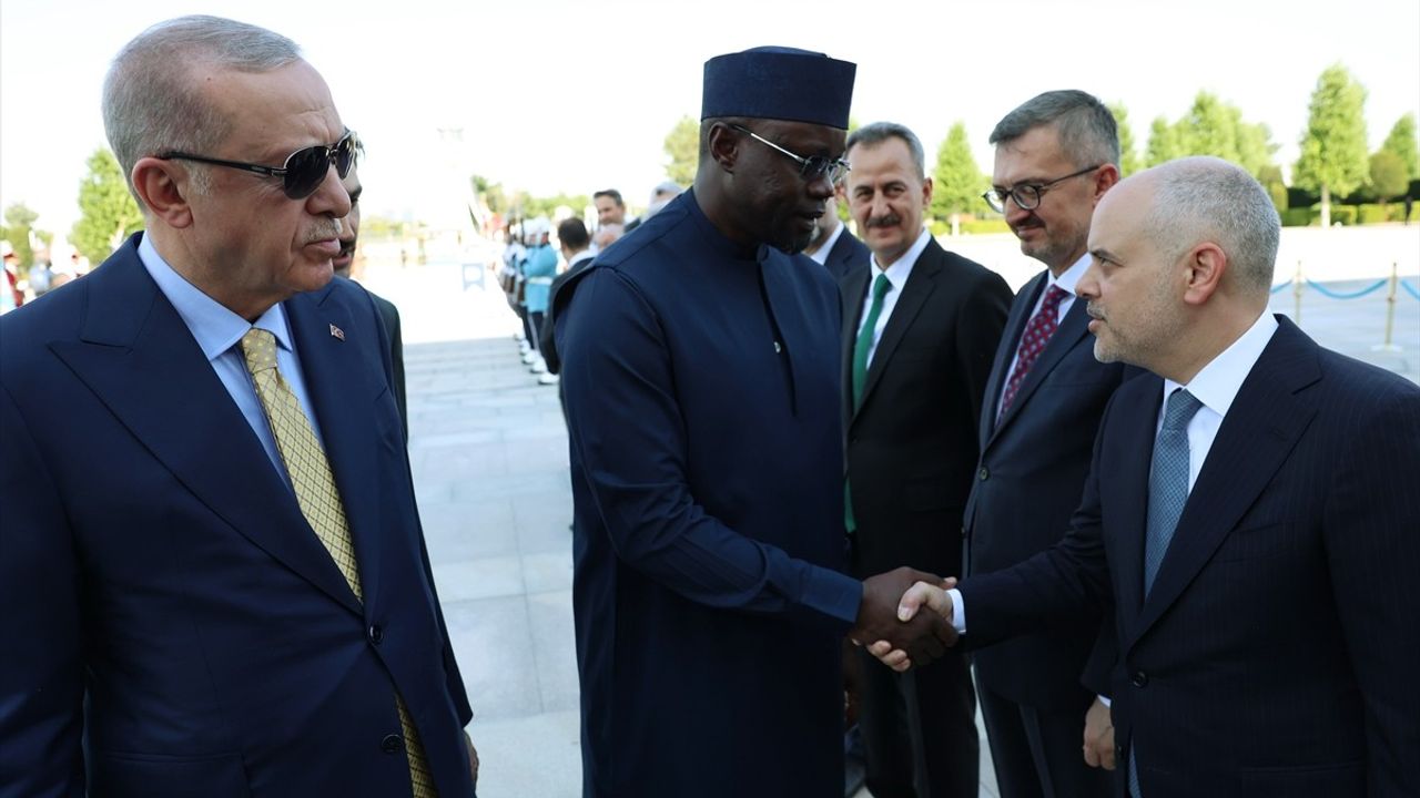 Cumhurbaşkanı Erdoğan, Senegal Başbakanı Sonko'yu Resmi Törenle Ağırladı