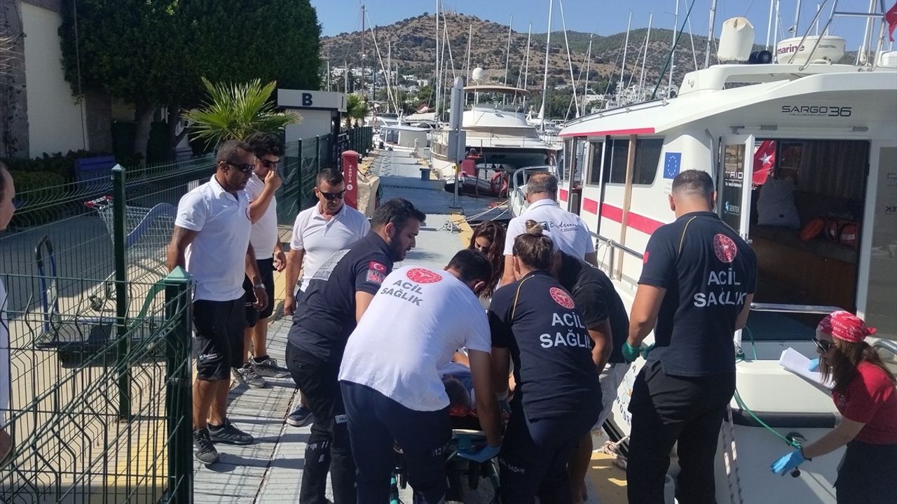 Datça'da vurgun yiyen dalgıç Dokuz Eylül Üniversitesi'ne sevk edildi