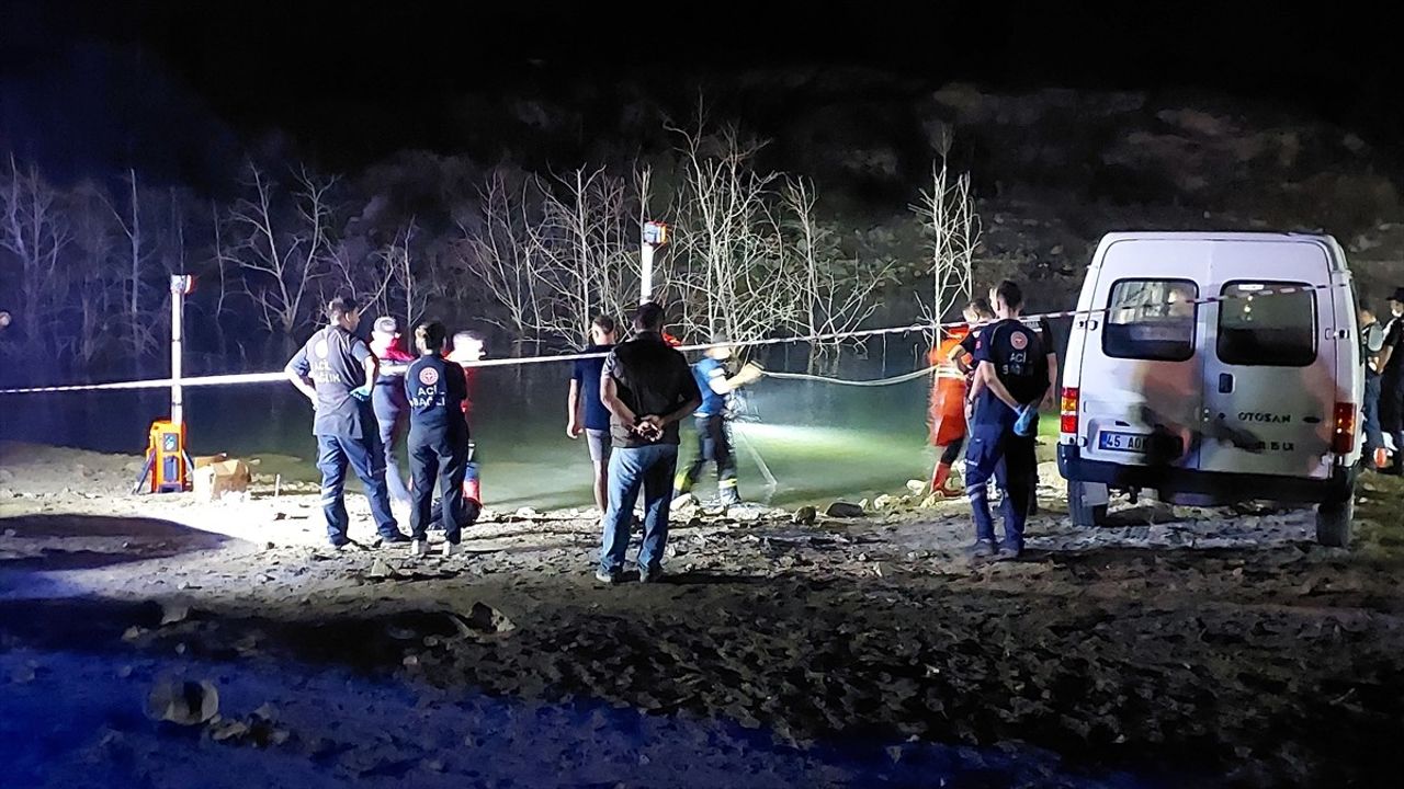 Denizli'de Gölete Düşen İbrahim Kayaaslan'ın Cansız bedenine Ulaşıldı