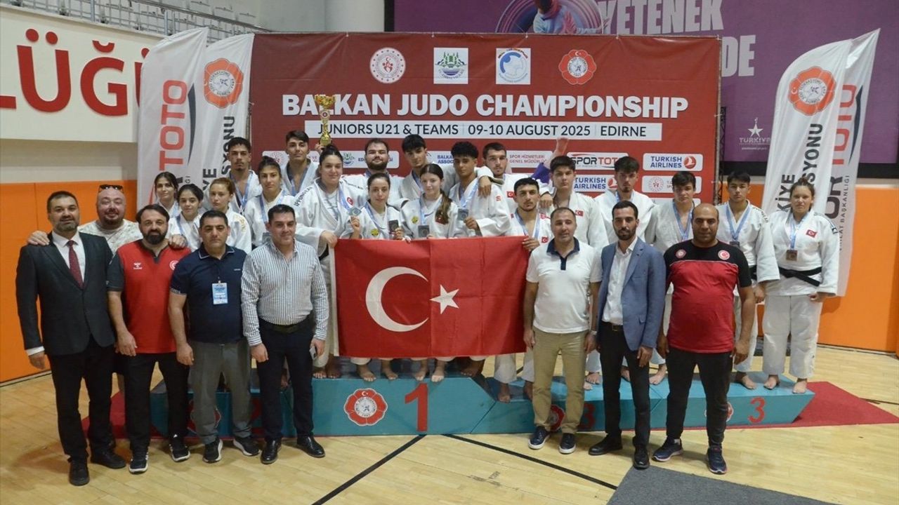Edirne'de 21. Yaş Altı Balkan Judo Şampiyonası Sonuçlandı