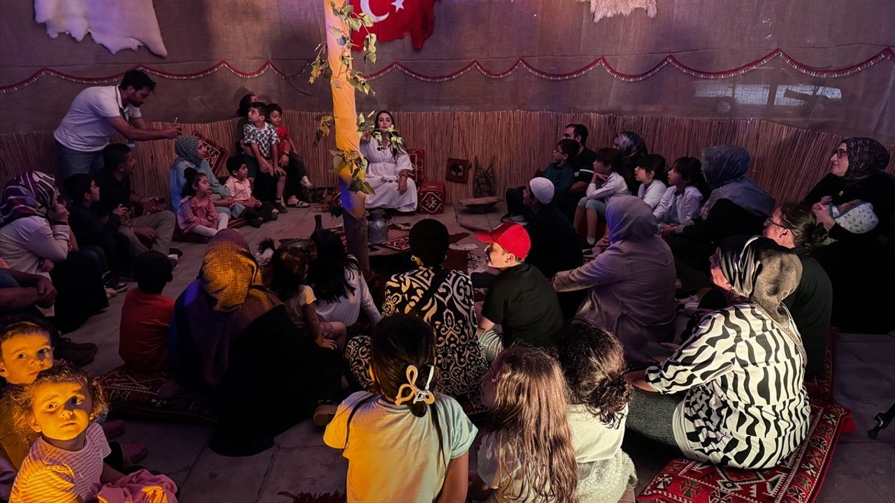 Erzurum Kültür Yolu Festivali'nde Çocuklara Geleneksel Türk Masalları
