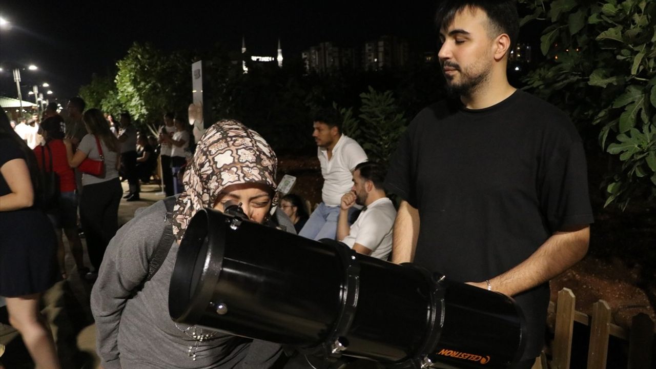 Gaziantep'te Gökyüzü Gözlem Şenliği: Meteor Yağmuru, Satürn ve Jüpiter