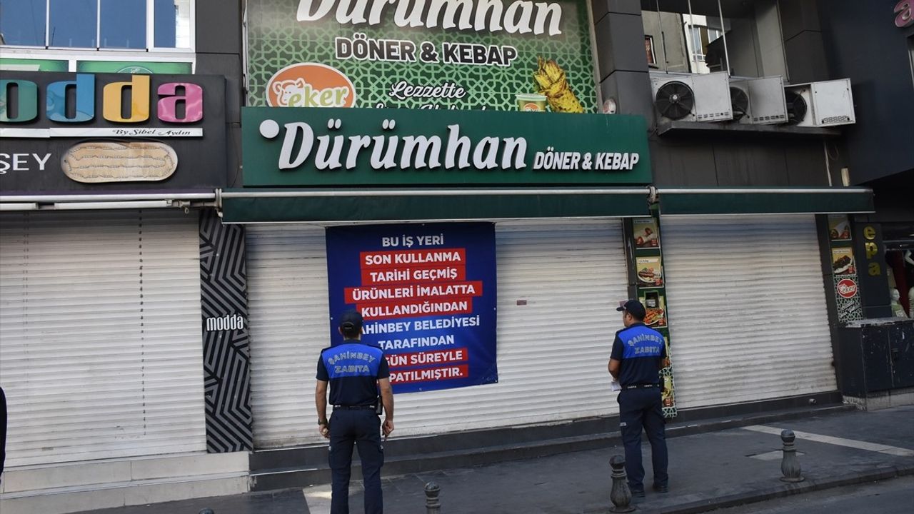 Gaziantep'te son kullanma tarihi geçmiş ürün kullanan işletmeye 3 gün kapatma