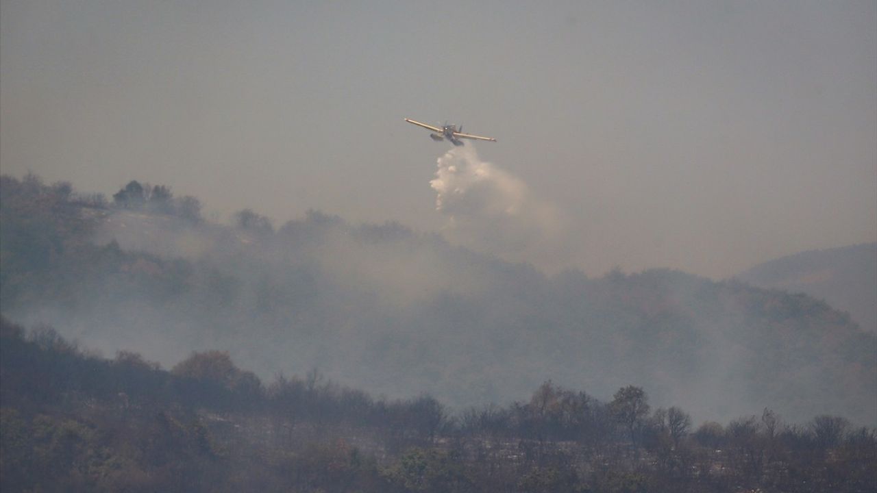 Güncelleme: Bursa İznik'te makilik yangın kontrol altına alındı
