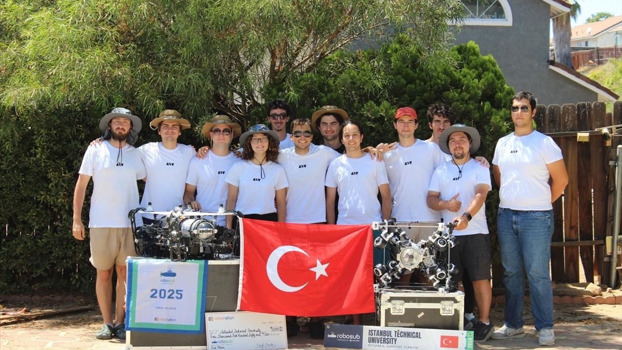 İTÜ AUV Takımı RoboSub 2025'te Dünya Üçüncüsü