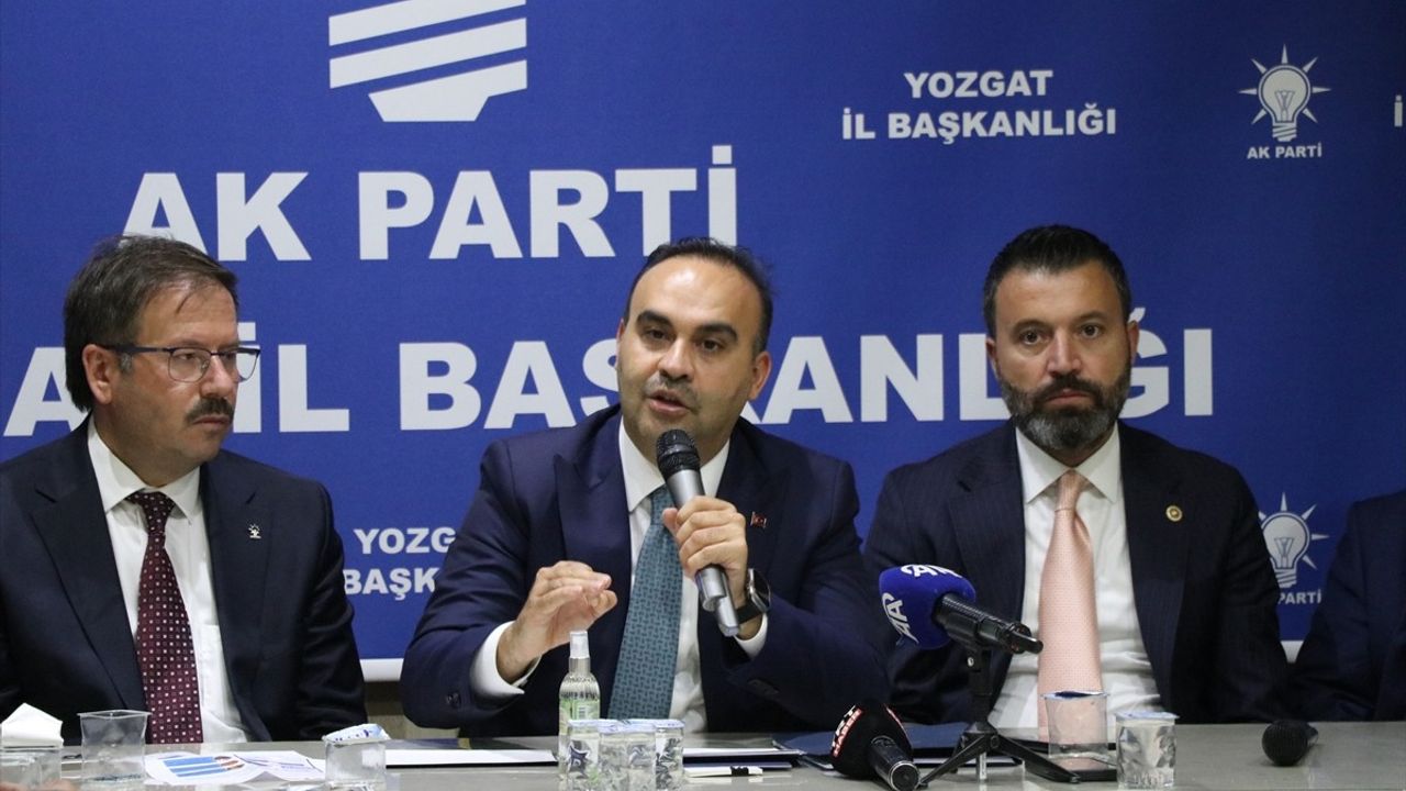 Kacır: "Terörsüz Türkiye, Terörsüz Orta Doğu" — Yozgat'ta Sanayi ve Teknoloji Vurgusu