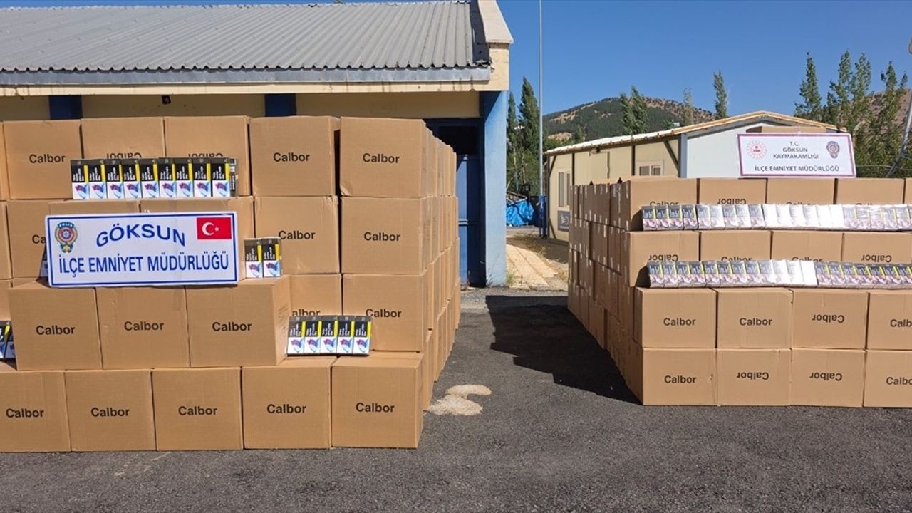 Kahramanmaraş'ta 6 Milyon Kaçak Makaron Ele Geçirildi