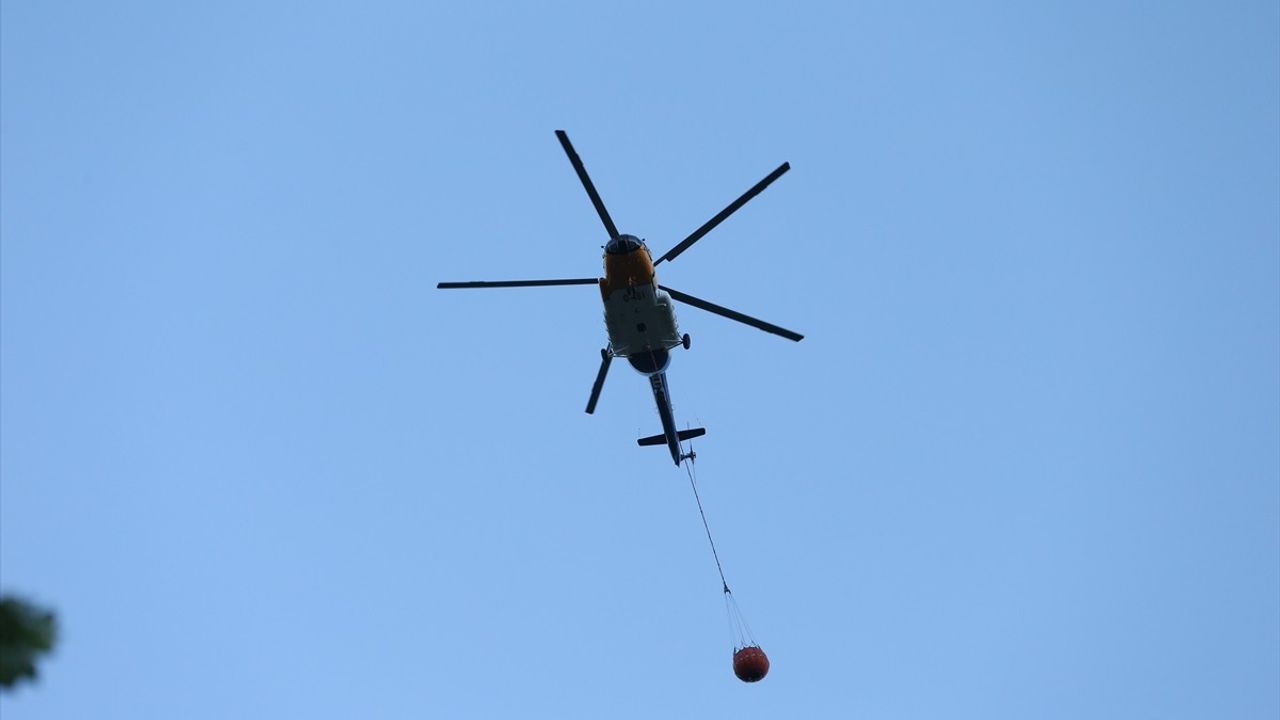 Kahramanmaraş’ta Orman Yangınına Hızla Müdahale Ediliyor