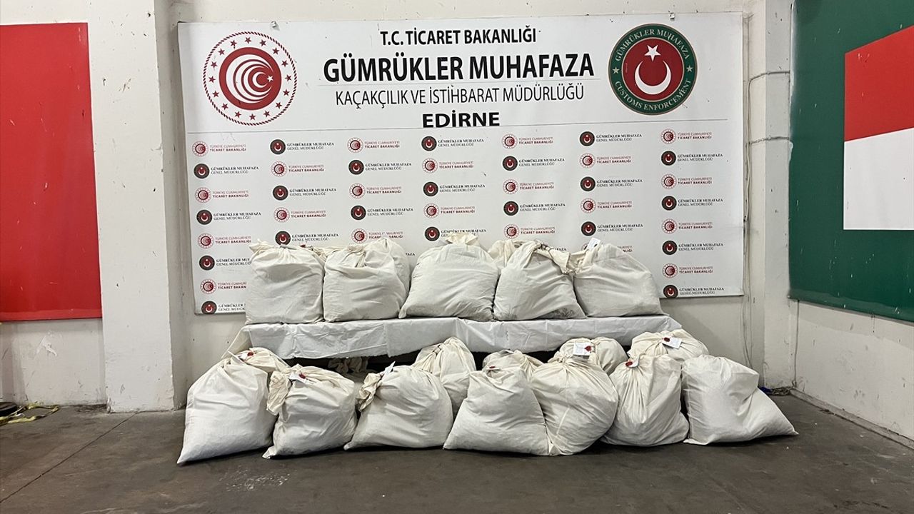 Kapıkule'de Uyuşturucu Operasyonu: 179 Kilo 678 Gram Ele Geçirildi