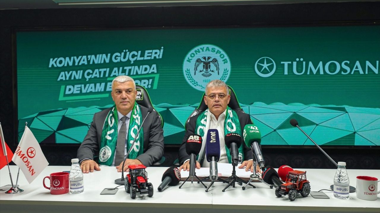 Konyaspor'un Sponsoru TÜMOSAN, 2025-2026 Sezonunda Devam Ediyor