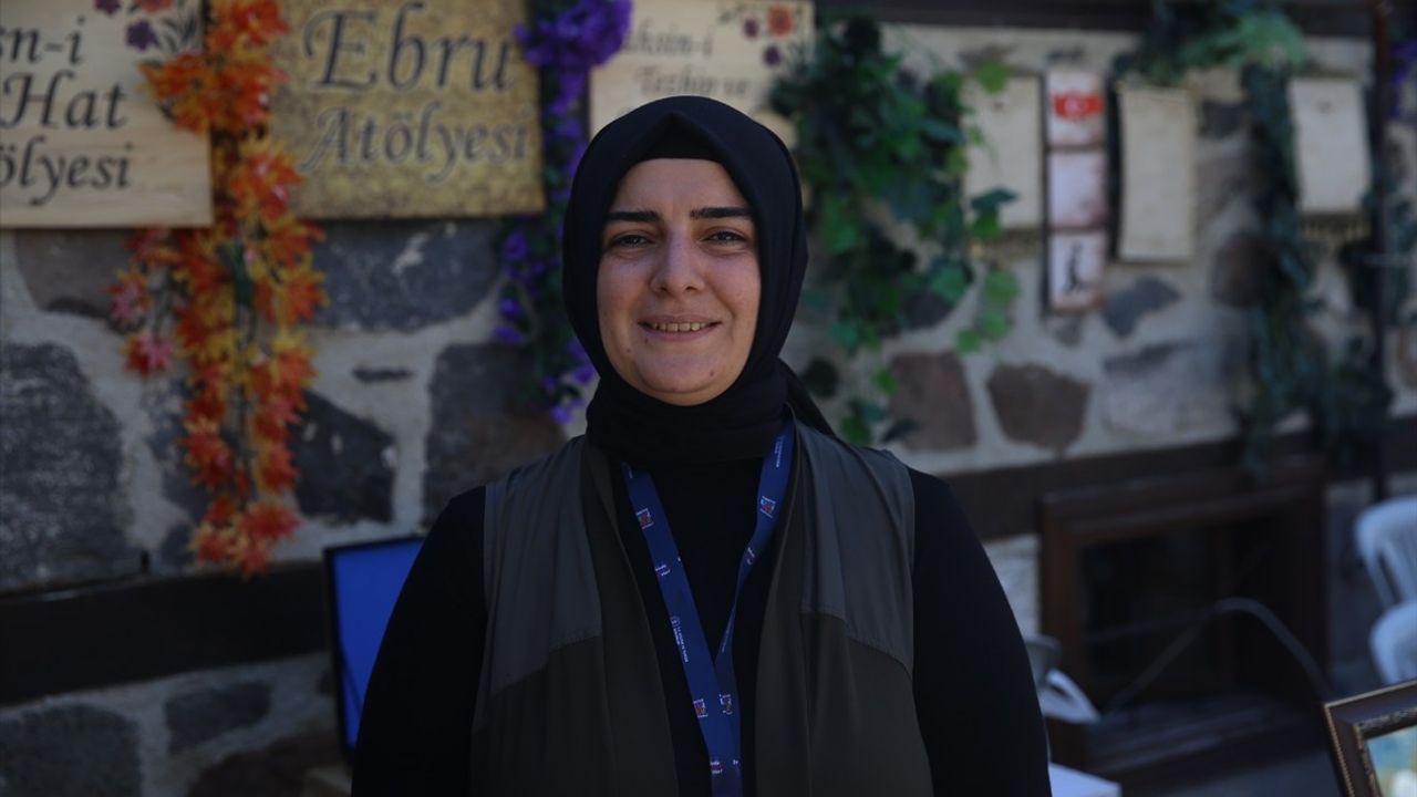 Kültür Yolu Festivali'nde Filistinli Öğrenciler Erzurum Atölyelerini Keşfetti