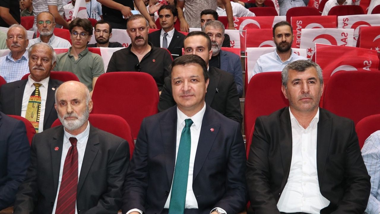 Mahmut Arıkan Batman'da: Saadet Partisi 8. Olağan İl Kongresi'nde Gazze Mesajı