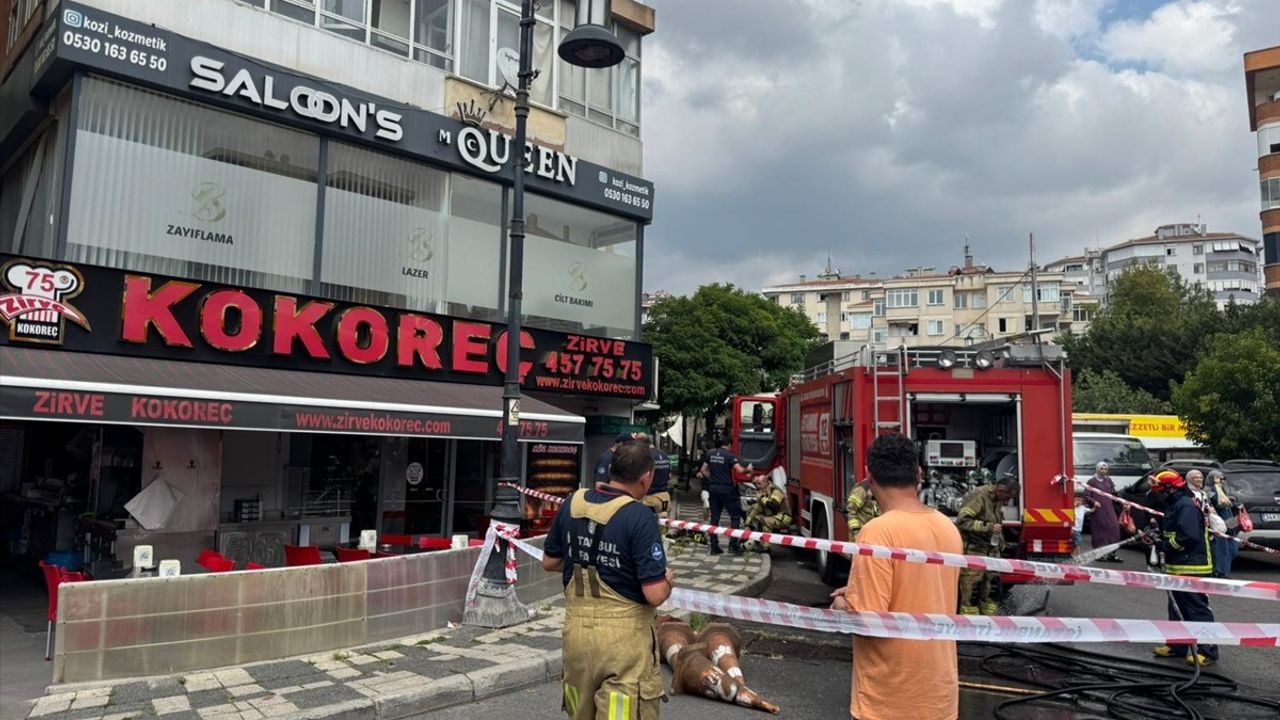 Maltepe'de Güzellik Salonunda Yangın: Kozmetik Cihazı Patladı, İtfaiye Müdahale Etti