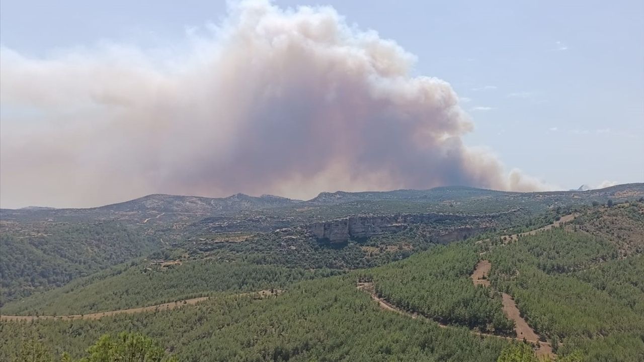 Mersin Silifke'de Orman Yangını: Havadan ve Karadan Müdahale