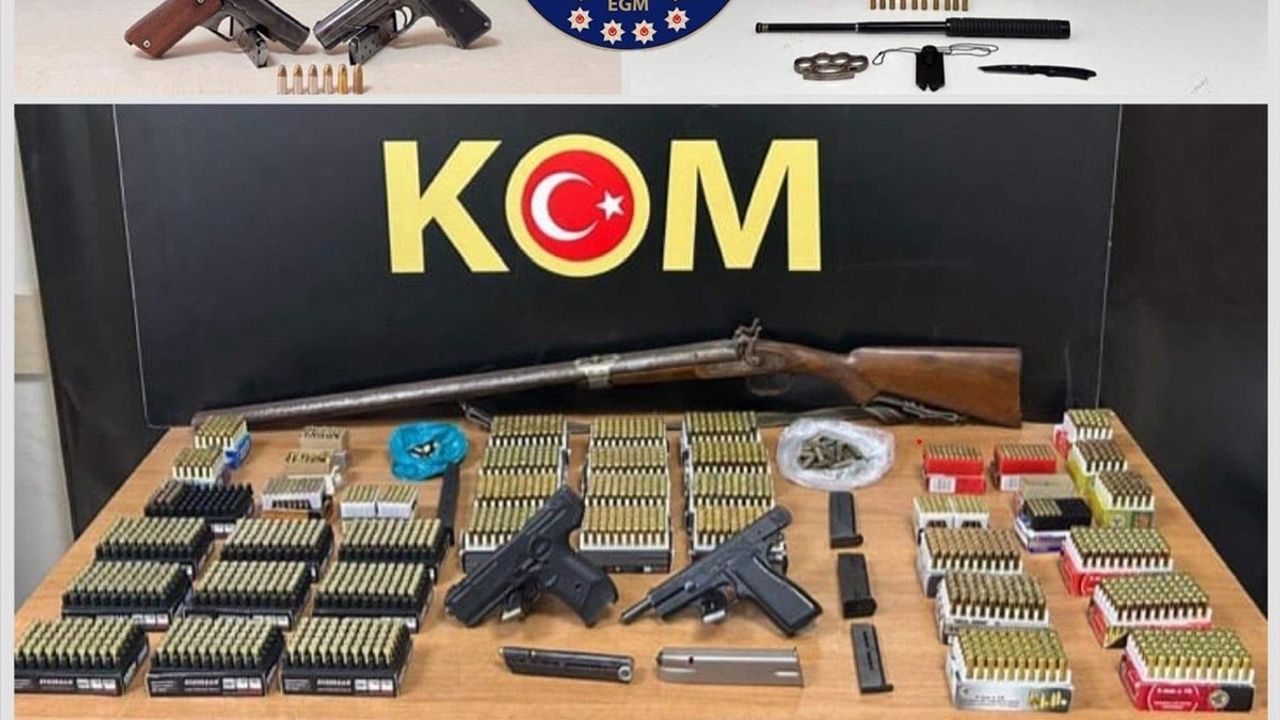 Muğla'da Ruhsatsız Silah Bulunduran 12 Kişi Yakalandı