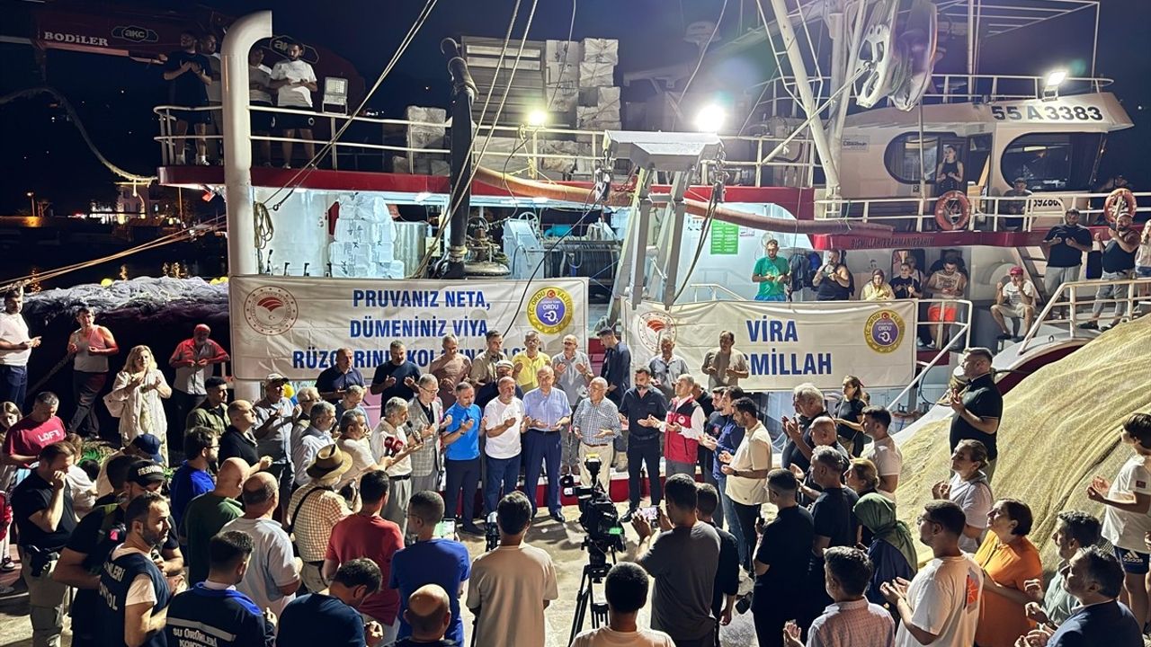 Ordu'da Balıkçılar Dua ile 2025-2026 Av Sezonuna Açıldı